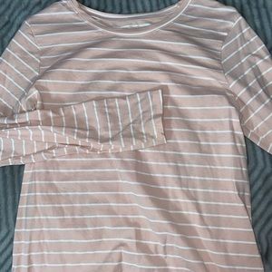 Pink striped Long sleeve